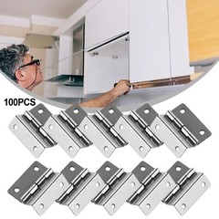10pcs Tri-fold Hinge Nickel Plated Silver Wooden Box Hinge HIGH QUALITY