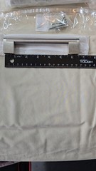 Knobonly 30 Pack Brushed Nickel Finished Cabinet Handles. 6 1/2 × 1/2 × 1 3/8