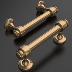 10PCS Cabinet Pulls 3In Hole Centers Kitchen Drawer Handle Dark Champagne Bronze