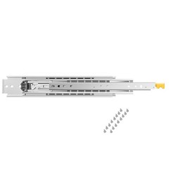 1 Pair Heavy-Duty Full Extension Drawer Slides Available in Multiple Sizes 18-60