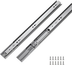 LONTAN 1 Pair of 20 Inch Soft Close Drawer Slides 3-Fold Ball Bearing New 1 Box