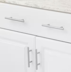 Amerock 6 1/8″ (3 3/4″ Centers) Stainless Steel Cabinet Bar Pulls (Lot of 45)