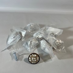 Antique Look Ceramic Handle Flower Kitchen Cabinet Knob Drawer Pulls 10 New