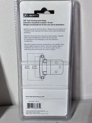 2x Liberty Hardware H0104AL-PB-U 3/8″ Self-Closing Inset Hinge Polished Brass