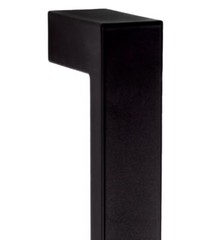Architectural 16 in. (406 Mm) Center-to-Center Modern Matte Black Appliance Pull