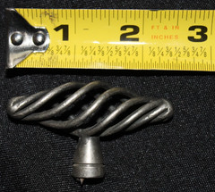 Lot of 5 Bird Cage Oblong Drawer Handle Pull Antique Pewter 2 3/8″ T- Shaped NEW