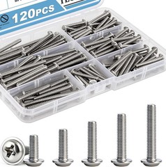 M4 Cabinet Pull Screws 16/18/20/25/30mm Assorted Hardware Screws for Cabinets