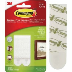 (24)-Command 3/4 In. x 2-3/4 In. White Interlocking Picture Hanger (4 each pk)