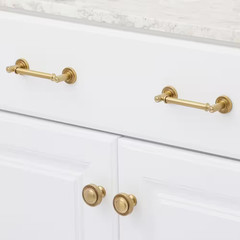 Minted 1-1/2 In. (38 Mm) Satin Brass round Cabinet Knob