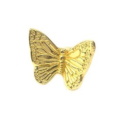 10 Pieces Vintage Butterfly Knobs, Single Hole Knobs with Screws for