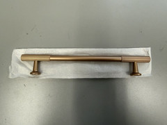 Amerdeco 10 Pack Champagne Gold Cabinet Pulls 6.3 Inch (160MM) Hole Centers