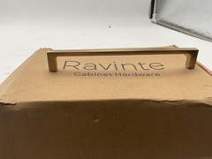 Ravinte 18 Pack Solid 7 1/2 Inch Square Cabinet Handles – Gold