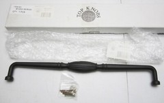 NEW Top Knobs TUSCANY 18″ c-c HANDLE APPLIANCE DOOR PULL, Rust Finish (Black)