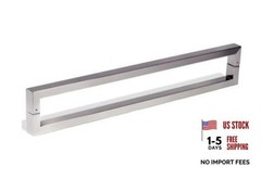24 2-SIDED 24″Length|22.6HoleDistance|1.5*1.0F*S Satin-Finish (Full Brushed)