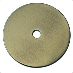 4-Pack Brushed Antique Brass Round Large Backplate Rosette Washers of Bifold …