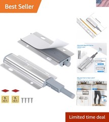 2 Pack Push Open Magnetic Door Latches – Effortless Cabinet Access