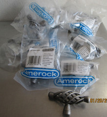 10 – Amerock Village Classics Birdcage Weathered Nickel 2.5in Cabinet Knobs