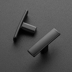 Ravinte 60 Pack 1-3/4 inch Curved Cabinet Pulls Matte Black Kitchen Cupboard Han