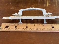 Lot 10 Vintage Cabinet Drawer Door Pull Handles w Back Plates 7.5” L 3”OC screws