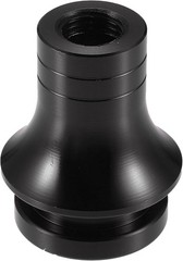 Universal M12x1.25 Manual Transmission Shift Knob Adapter, Black Aluminum Alloy