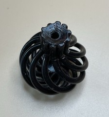 Gliderite 1.5” Twisted Birdcage Cabinet Knobs, Rustic Bronze, Lot of 4, 1” Screw