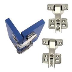 2 Pieces of 90-Degree Blind Corner Cabinet Hinges, Soft-Close Concealed Hinges f