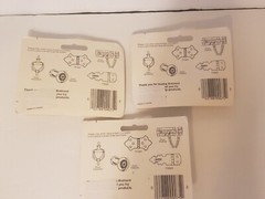 NEW (3) 2-Packs Brainerd Antique Brass Hinges & Screws – Solid Brass #9075