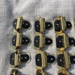 Vintage Style Amerock Double Demountable Cabinet Hinge 3/8″ Inset Polished Brass