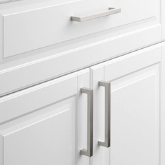 10 Pack 5″ Hole Center Brushed Nickel Kitchen Cabinet Handles | Include Screws,