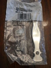 Lot Of 5 Amerock BP875G9 Backplates, 4-3/8-Inch, Sterling Nickel USA Made