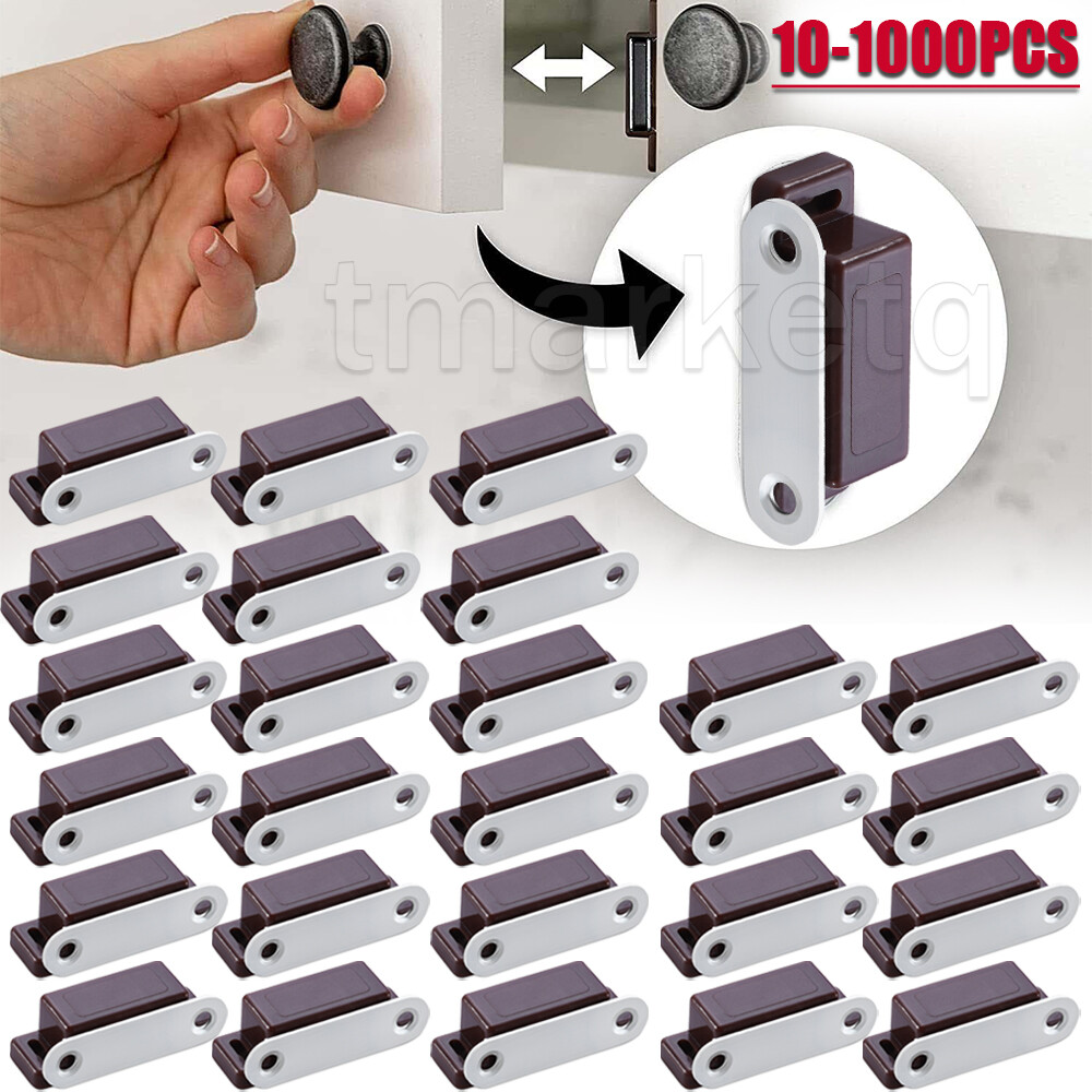 10-1000Pcs Magnetic Cabinet Door Latch Closures Kitchen Cabinet Cupboard Catch