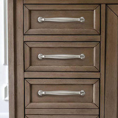 10 Pack 6 Inch(152Mm) Brushed Satin Nickel Heavy Duty Solid Cabinet Handles Cabi