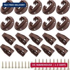 Plastic Center Mount Drawer Track Guidess, Dresser Repair Parts | 20pcs/10 Sets,
