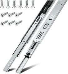 #223A HBL 10 Pairs Soft Close Drawer Slides, 18″, 200 lb