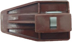 10 Drawer Slide Track Guide Glides – Replacement Parts for Dressers – Brown (10)