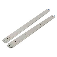 1 Pair Locking Drawer Slides 36 Inch Lock & Full Extension 500 lbs Load Capacity