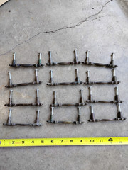Lot of 12 Vintage 1977 AMEROCK Antiqued Drawer Pulls w screws 3″ Centers