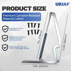 Ukiaf 2 Pack Keter Deck Hinge Replacement For Keter Outdoor Storage Replacement