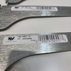 KV 180 ANO 12″ Anochrome Shelf Bracket 10 Pack NEW