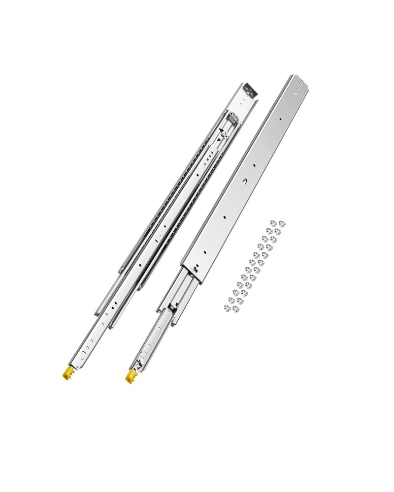 VEVOR 1 Pair 18-60 in Soft-Close Drawer Slides Ball Bearing Full Extension