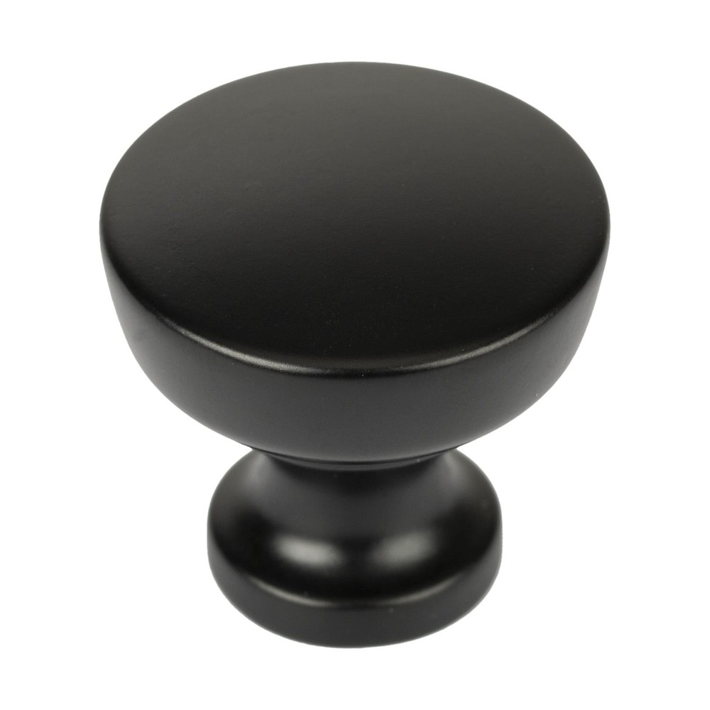 1-1/4″ 32 mm Modern Knob Matte Black 10 Pack