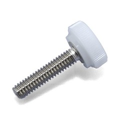 Stainless Steel Thumb Screws 3/4″ White Round Knob (25 Pack) – Corrosion Resista