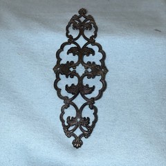 lot of Six Vintage/Antique Architectural Salvage Cast Metal Decorative Fretwork