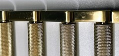 Sumner Street Kent Knurled 12 Satin Brass Drawer Pulls 10 Pack