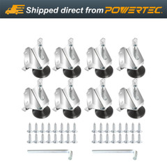 POWERTEC 71136-P2 Heavy Duty Leveler Legs w/ Lock Nuts, 8 PK