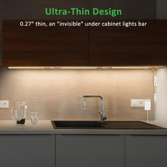 Under Cabinet Lights Plug In 12 In Dimmable Warm White 3 Pack