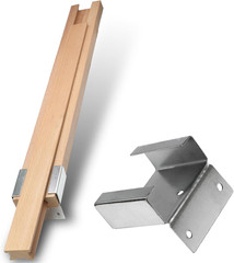 1 Pack Wooden Drawer Slides Bottom Mount – 16 Inch Classic Center Guide