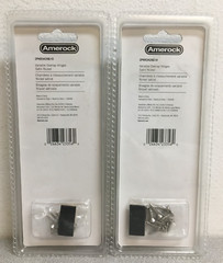 Amerock 2PKR3429G10 2-3/4 in. Satin Nickel Variable Overlay Hinges 2 Pks Of 2