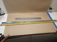 Heavy Duty Ball Bearing Drawer Slide Accuride 22” Collapsed 33” & 43” Full Ext.