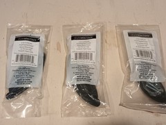 STYLE SELECTIONS Model# Z205-64-DBK Drawer Pull, Matte Black, Lot of 3
